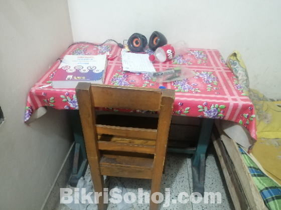 Table and chair